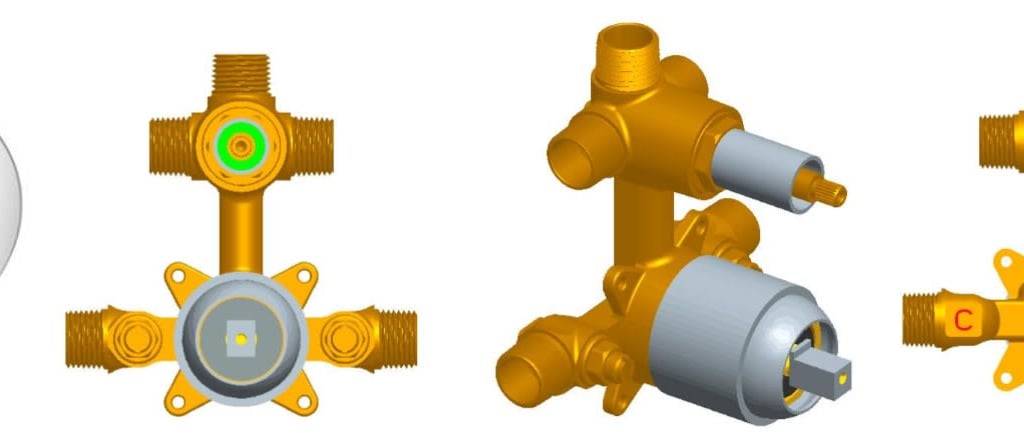 Orca 3  Shower Valve