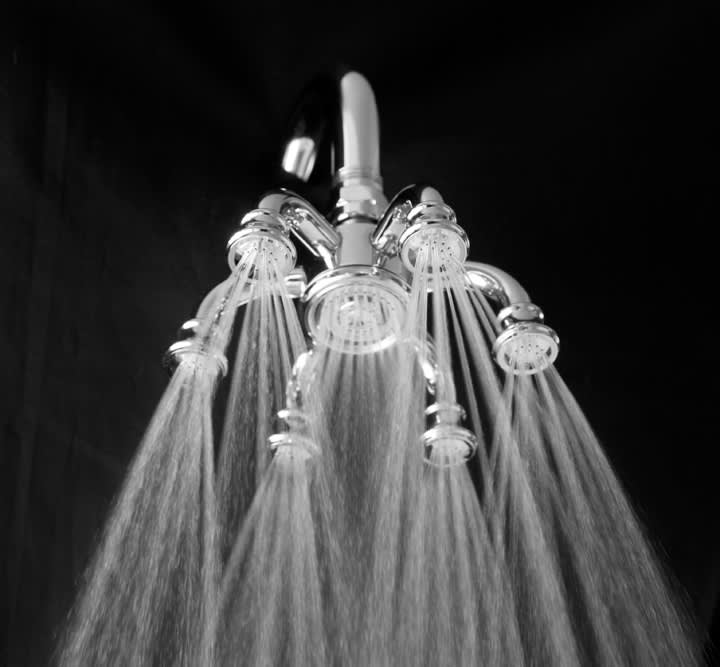 Octo 7 Shower System With Solid Brass 24” Slide Bar