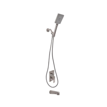 Square Voyager with Tub & Shower Valve
