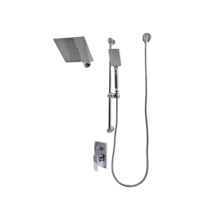 Square Beacon 2 Shower System with Valve