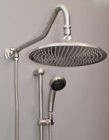 Atlantis 9-H Modern Rain Shower Head with handheld