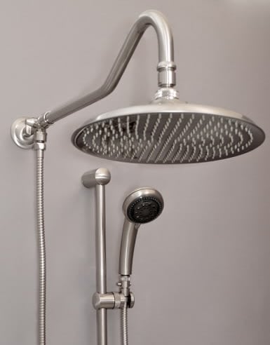 Atlantis 9-H Modern Rain Shower Head with handheld
