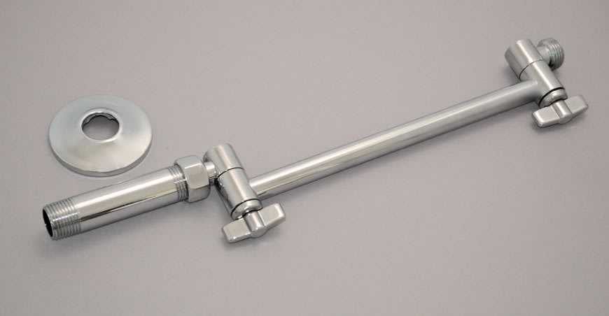 Adjustable Shower Height Extension Arm kit