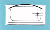 Zoe Crescent Curved Shower Curtain Rod