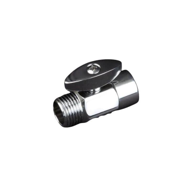 100% Shower Head Shut Off Ball Valves