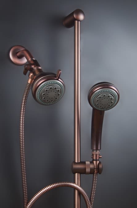 Mariner 2 Dual Shower Head With Slide Bar